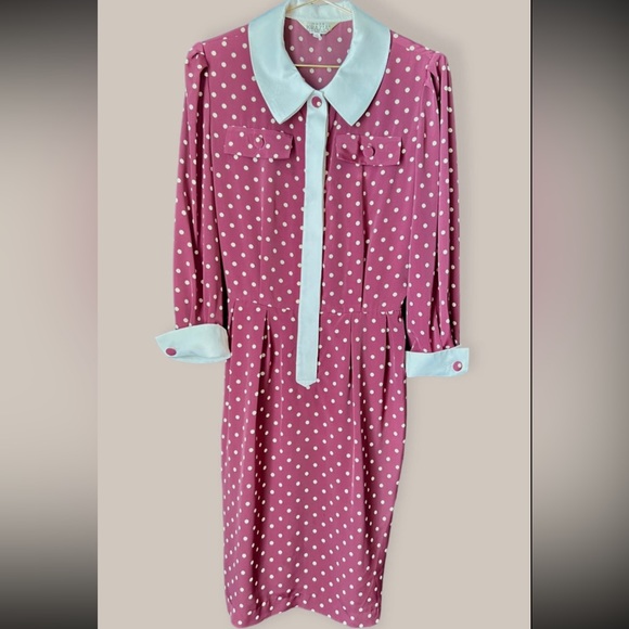 Vintage Polka Dot She’s The Boss Dress - Picture 3 of 10